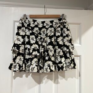 Peter Som floral mini skirt